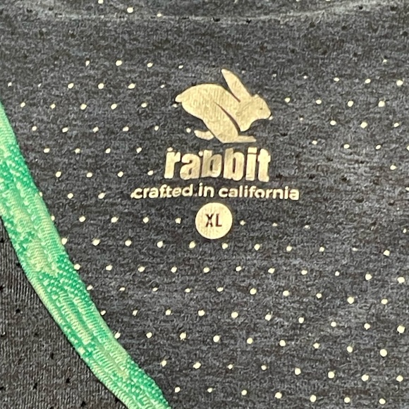 Men's Rabbit Tank Top Blue Size XL - Picture 6 of 7